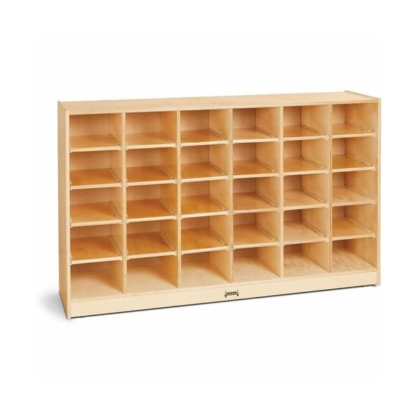 Jonti-Craft JontiCraft 0430JC, TRAY MOBILE STORAGE, 57W X 15D X 35.5H, BIRCH JNT0430JC - main